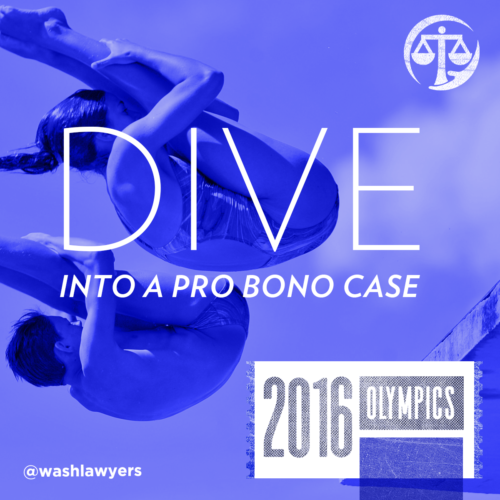 Olympic Pro Bono Pun: Dive