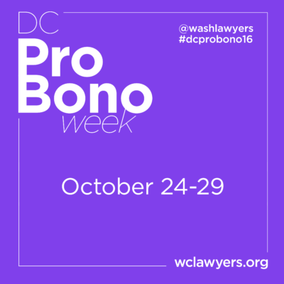 Graphic: DC Pro Bono Week