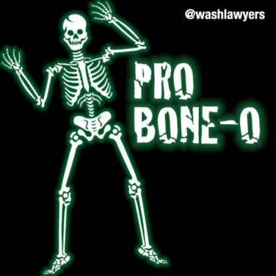 Graphic: Halloween Pro Bono Pun – Skeleton