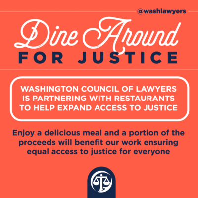 Graphic: Dine Around For Justice