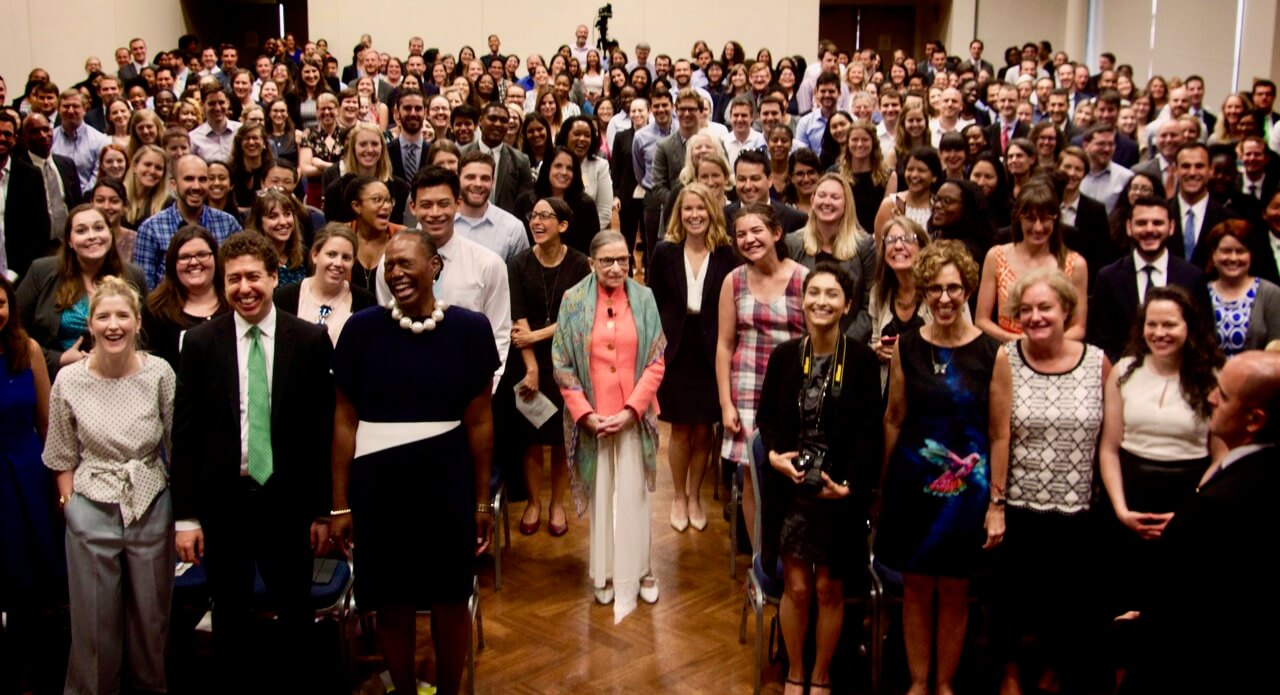 Photo: RBG with Summer Forum audience