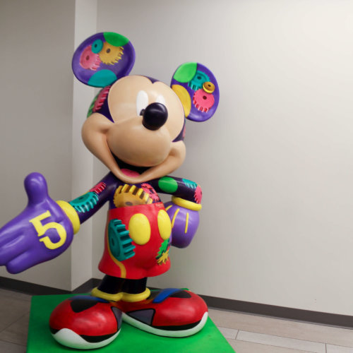 Photo: Medical-Legal Partnership Mickey Mouse Statue