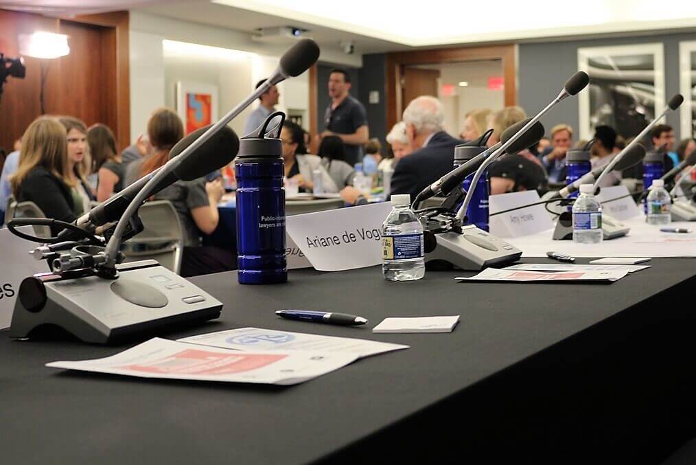 Photo: Panelists Table
