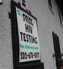 Photo: Free HIV Testing sign