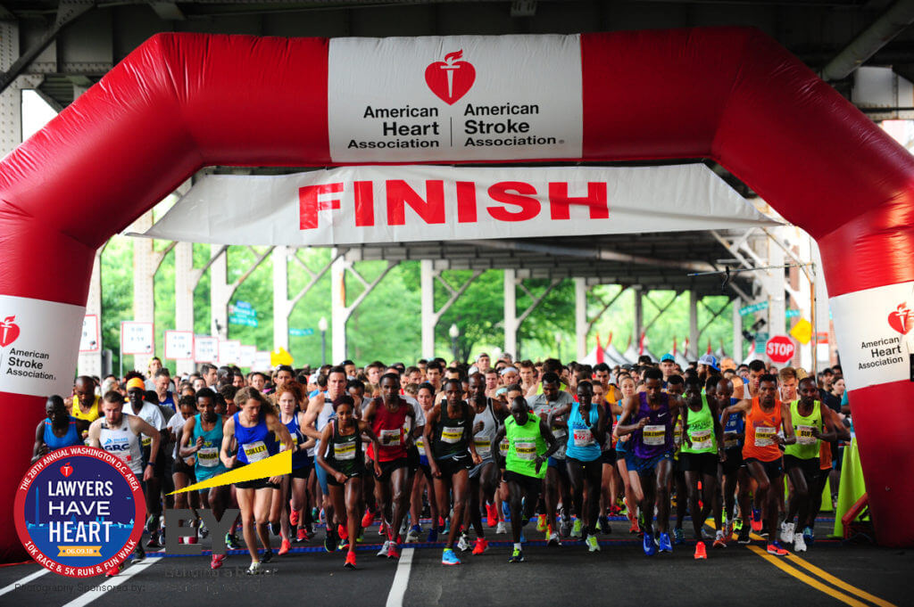 Lawyers Have Heart Race Finish