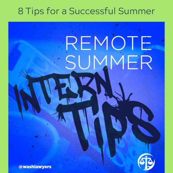 Graphic: Remote Summer Intern Tips