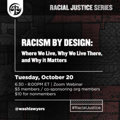 Graphic: Racial Justice Series: Racism By Design