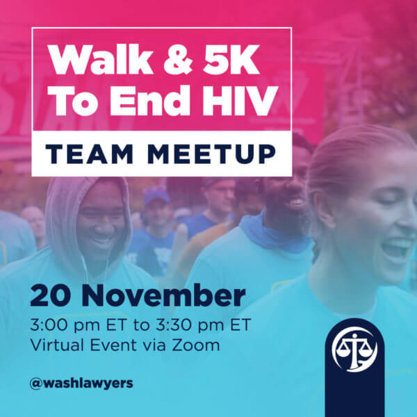 Graphic: Walk & 5K To End HIV team meetup