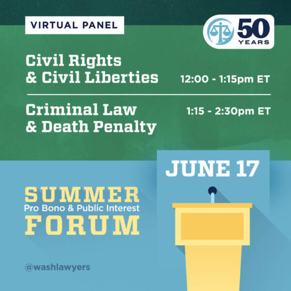 Graphic: Civil Rights and Criminal Law Panels