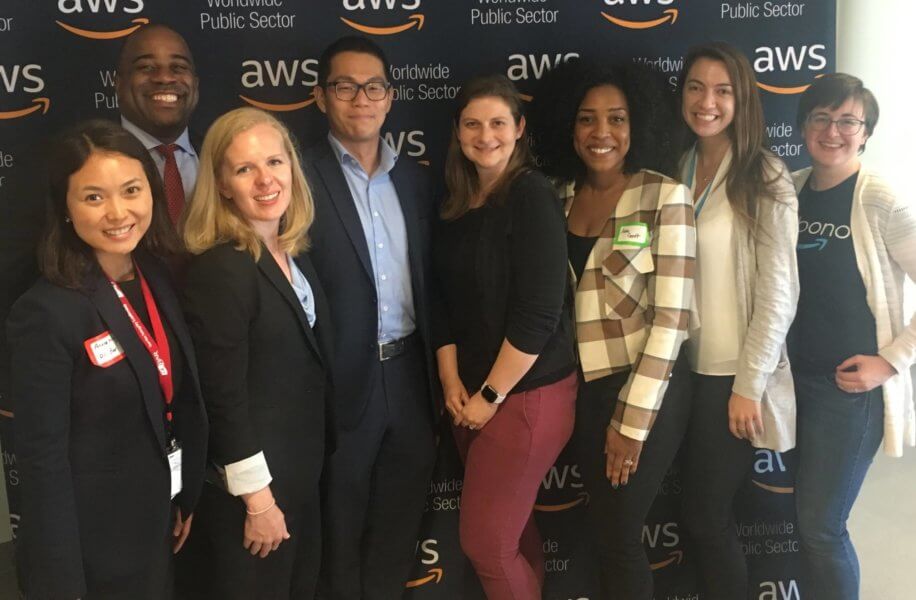 Photo: Amazon Pro Bono Team group photo