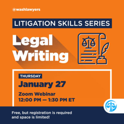 Graphic: Litigation Skills Series Legal Writing