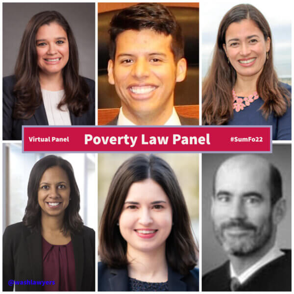 Photo: Poverty Law Panel headshots