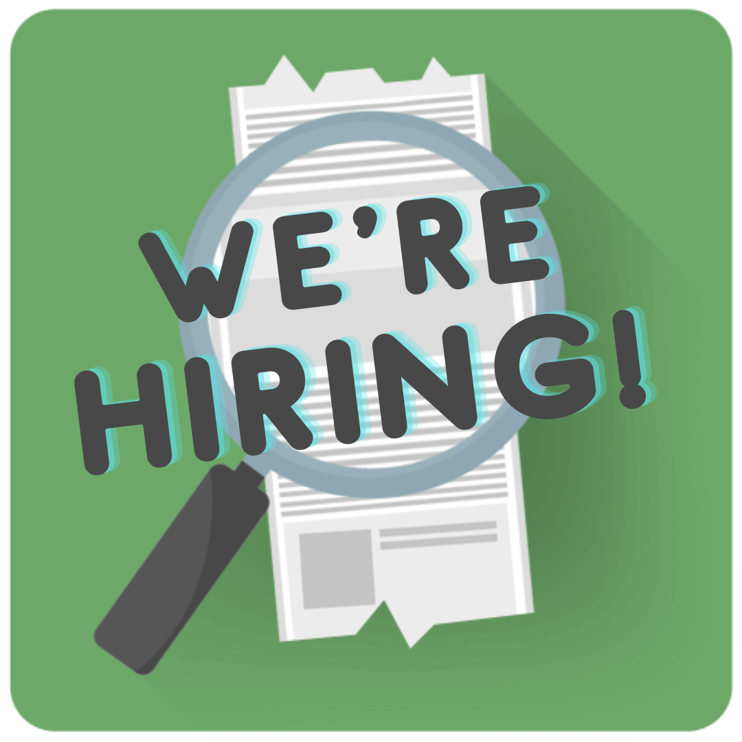 Graphic: We're Hiring!