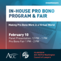 Graphic: In-House Pro Bono Program & Fair