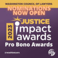 Graphic: Nominations Now Open For Justice Impact Awards