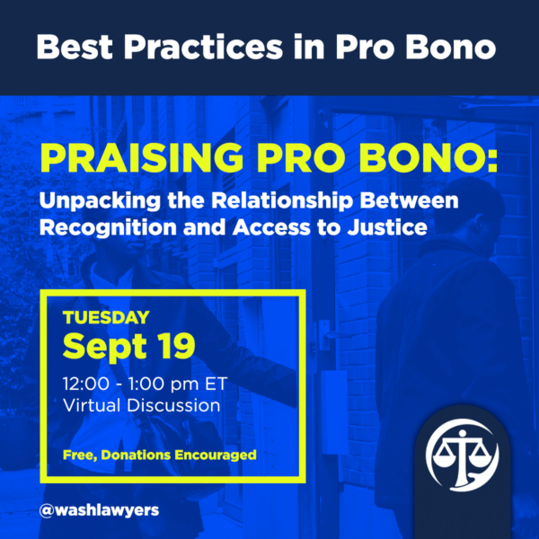 Graphic: Best Practices in Pro Bono Praising Pro Bono