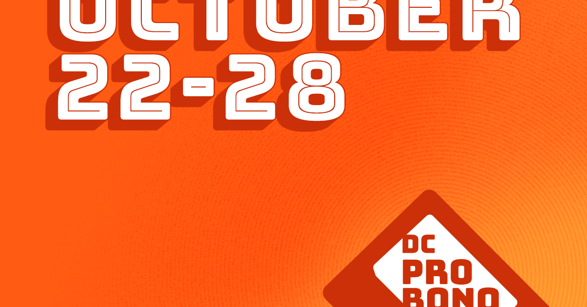 DC Pro Bono Week 2023 Schedule of Events Washington Council of Lawyers