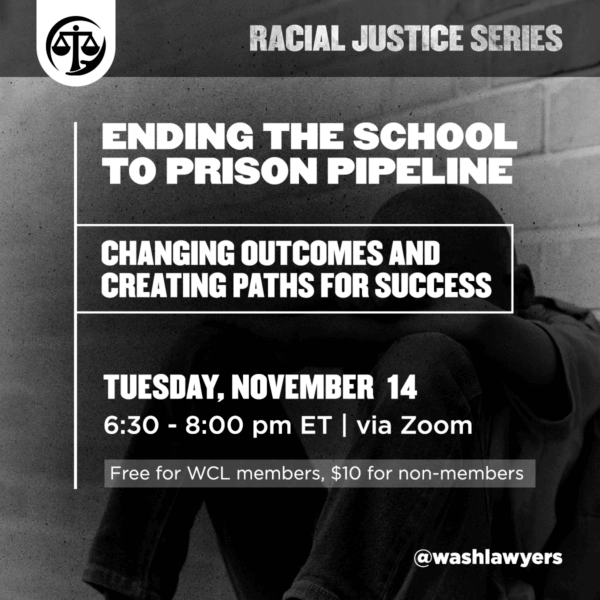 Graphic: Racial Justice Series Ending the School to Prison Pipeline