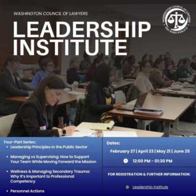 Graphic: Leadership Institute Four-Part Series