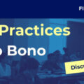 Graphic: Best Practices in Pro Bono Discussion Series